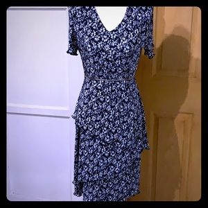 New! Never worn! Navy Blue Floral dress